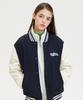 Distn9Ne Edition Varsity Padded Jumper Navy (Lo1Ju019-066)