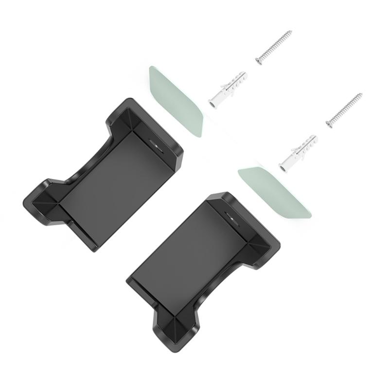 ABS Wall Mounted Power Strips Stand For Tablets Smartphones, Ideal For Smooth Surfaces Like Marble Wood, Glass, Tiles