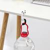 1~10PCS Portable Travel Plastic Bag Cute Hook Table Holder Hooks Bag Purse Hanger Handbag Hook Purse Home Organizer