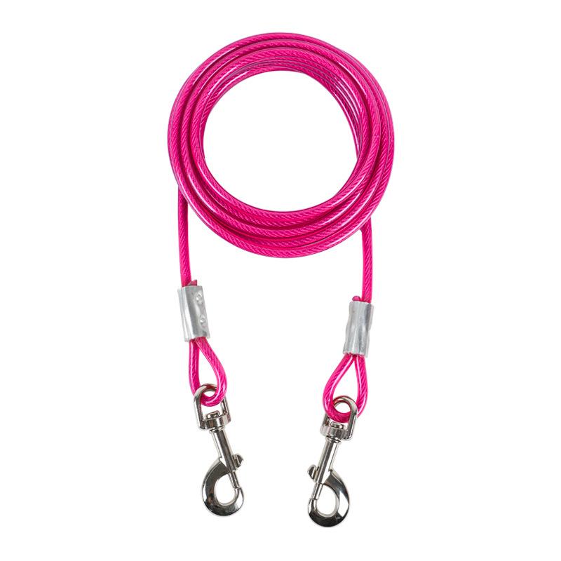 Pet leash dog leash dog pile wire rope tether dog leash ground nail outdoor pet products