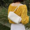 Echt Leer Dames Onderarmtas Klassieke High-End Luxe Schoudertas Europese Amerikaanse Eenvoudige Effen Kleur Fashi Handtas