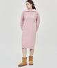 A Bon Oat Half Zip-Up Dress Navy