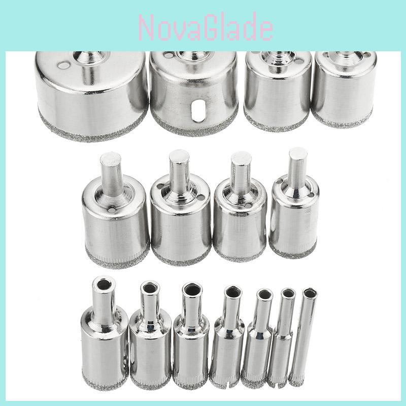 Premium Diamond Hole Saw Drill Bit Set For Effortless Tile Marble Glass Cutting 6mm-50mm**