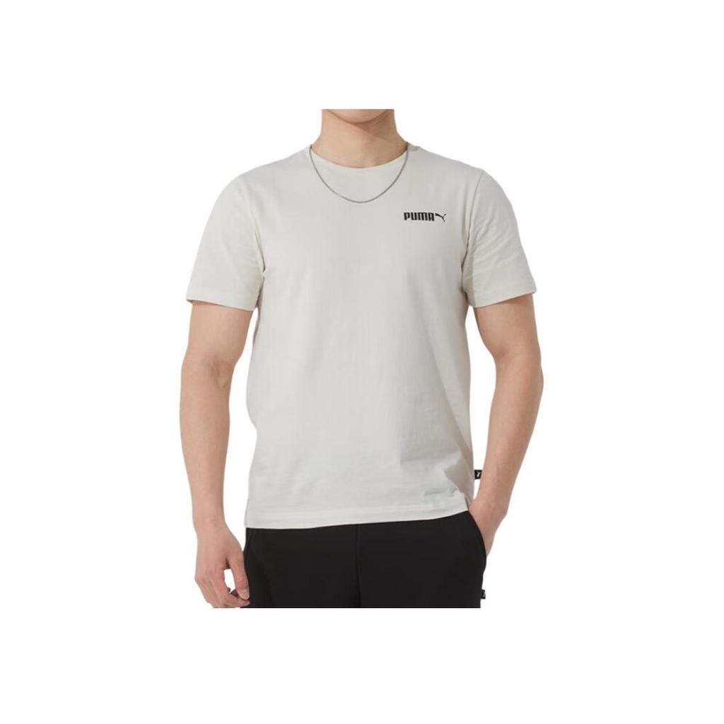 New PUMA T Shirts Men's Ecru 691340-87