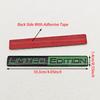 Limited Edition Emblem 3D Aluminum Badges Decal Sticker Auto Racing Sport Emblem For Rear Trunk Side Fender Car Motorcycle