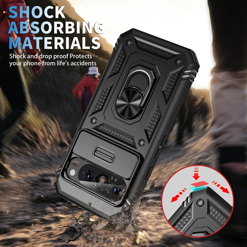 3 In 1 Best Protection Armor Case for Google Pixel 10 Pro XL 9 9A 8 8A Pixel10 Pixel9 Pixel8 Pixel 9 Pro XL 5G Lens Cover