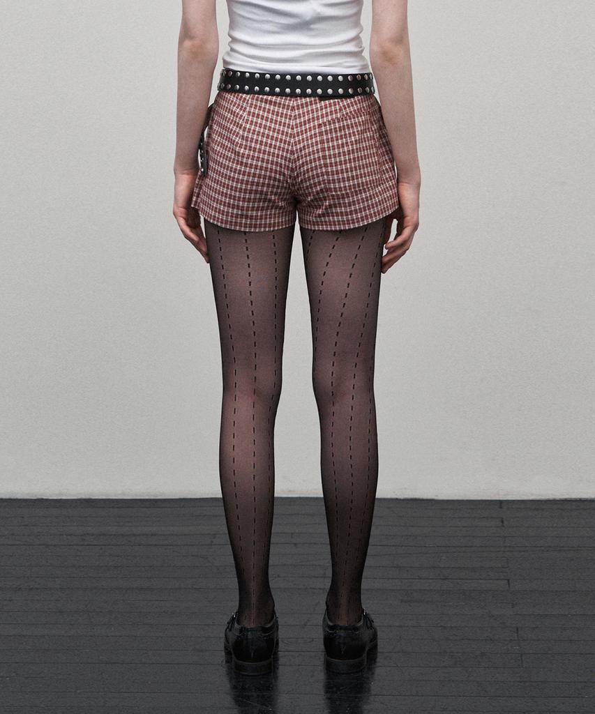Soeoti Check Micro Shorts (Red)