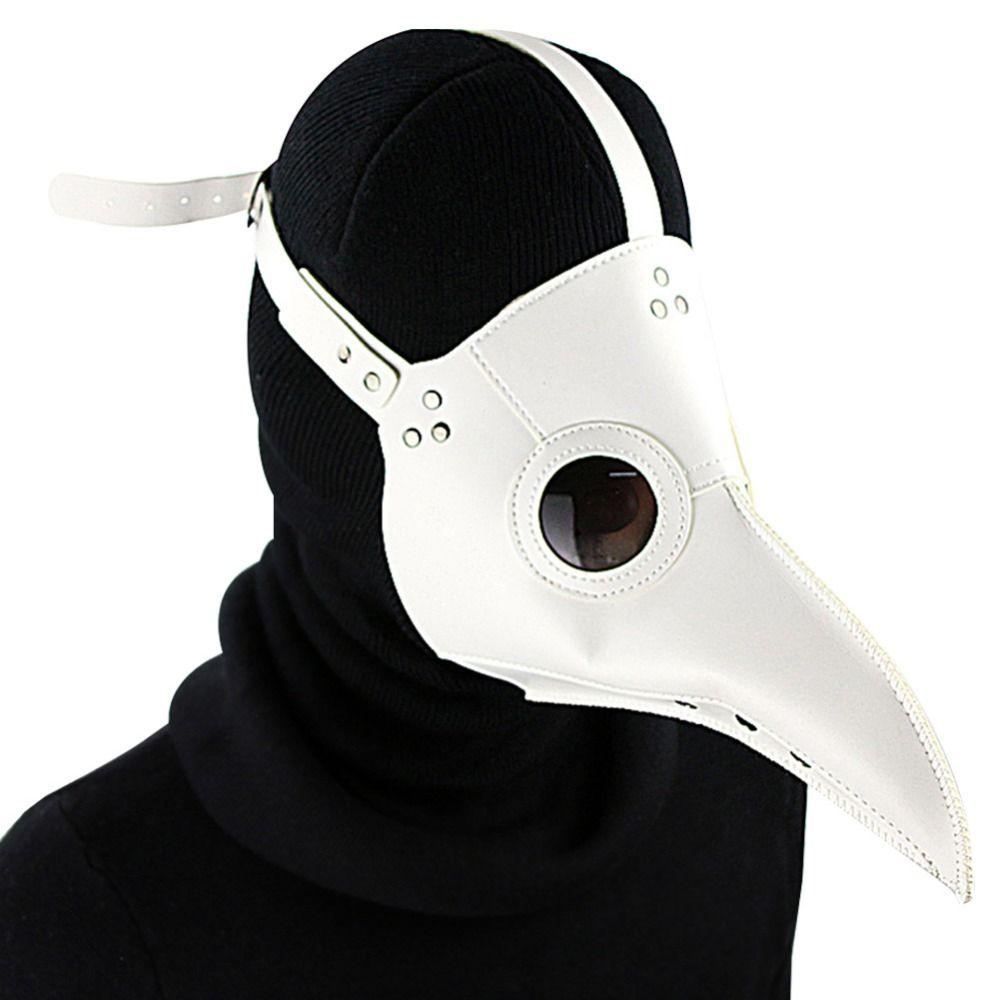 Maschera da Medico della Peste Divertente Maschera di Uccello Cartone Animato Halloween Oggetti di Scena Cosplay Maschera di Uccello Steampunk Festa