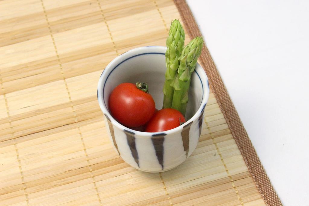 Castle Enterprises Professional Cooking Series Aijukusa Han [Teacups] Set of 10, Size: Diameter 8cm x Thickness 7.9cm