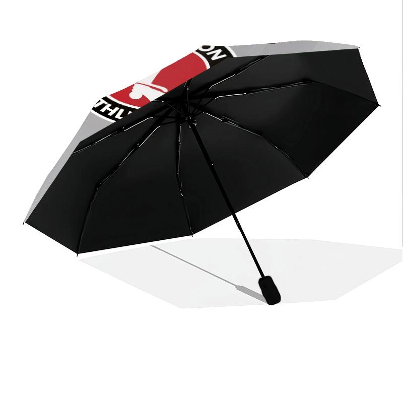 Charlton Athletic FC  pattern, automatic folding umbrella, portable and foldable design, 8 ribs, a Christmas or birthday gift.