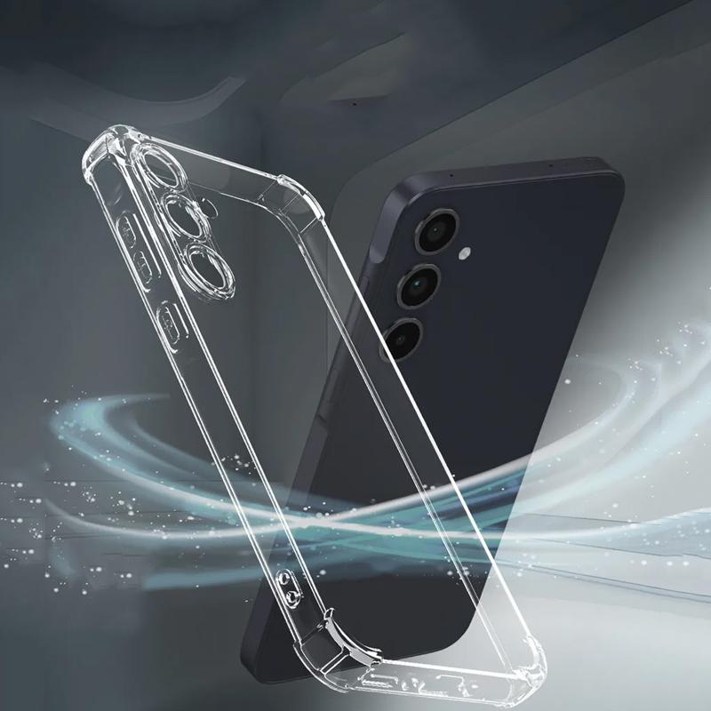 Case For Samsung Galaxy A16 A36 A56 A26 A15 A25 A35 A55 A06 A05 A53 A13 A14 A54 A34 S25 S24 FE S23 S22 Transparent Soft Cover