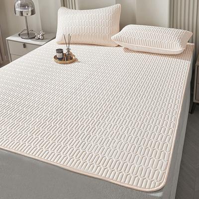 Quilted Mattress Home Cool Summer Mat Kit Couple 2People Easy To Use Single Double Bed Foldable Sleeping Sheet Protection Pad Wasart Latex