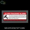 Car Sticker Positioning Cover Scratch  Decal Electric Car Sticker Anti-theft Warning Motorcycle Modification Car