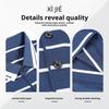 Men's Short Sleeved T-shirt with Mulberry Silk and Cotton, Summer Outfit, New Breathable Business Striped Thin Polo Shirt