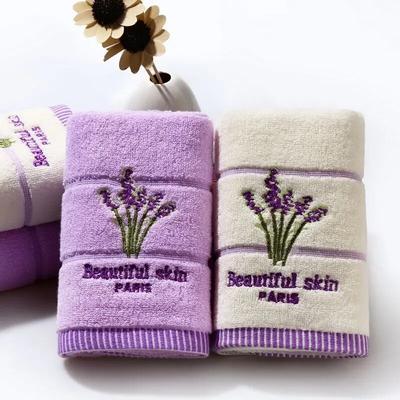 100% Pure Cotton Bath Towel Set, Absorbent Adult Bath Towel, Solid Color Soft Bath Towel, Facial Wash Towel