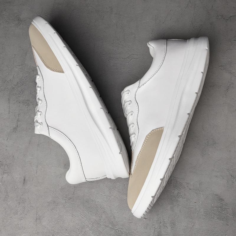 Fashion Tenis Masculino for Men Versatile Leather Sneakers Comfortable Men's Casual Shoes Lace Up Skateboard Footwear Vulcanized Shoes