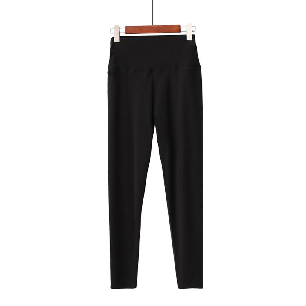 Dámské podzimní a zimní německé Velvet Slim Fit Teplé legíny s vysokým pasem
