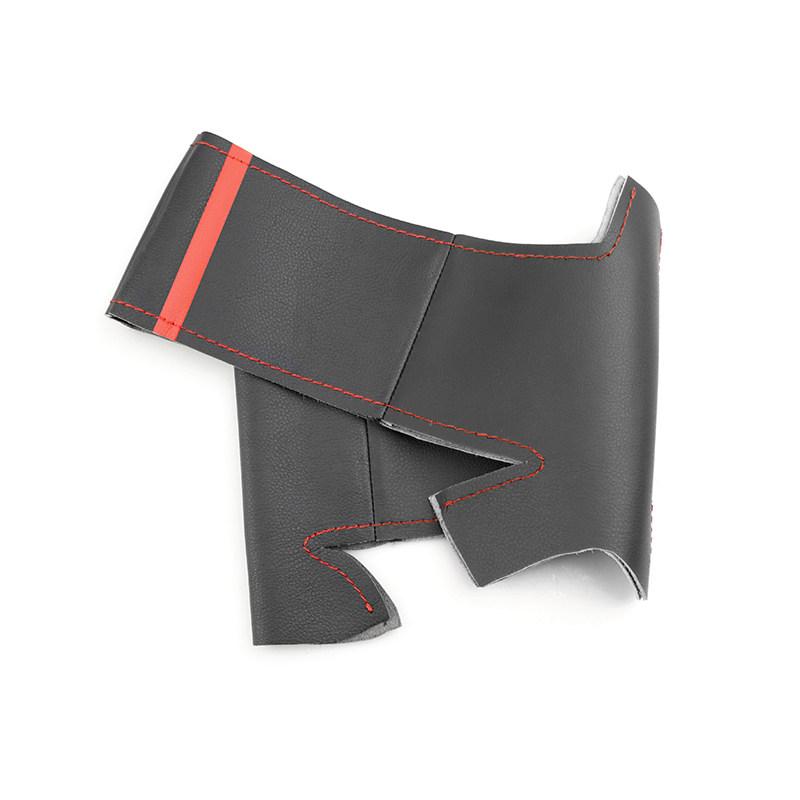 Car For Mercedes Benz E-Class W210 CLK-Class W208 C208 G-Class W463 1999-2003 Microfiber Leather Steering Wheel Cover Trim