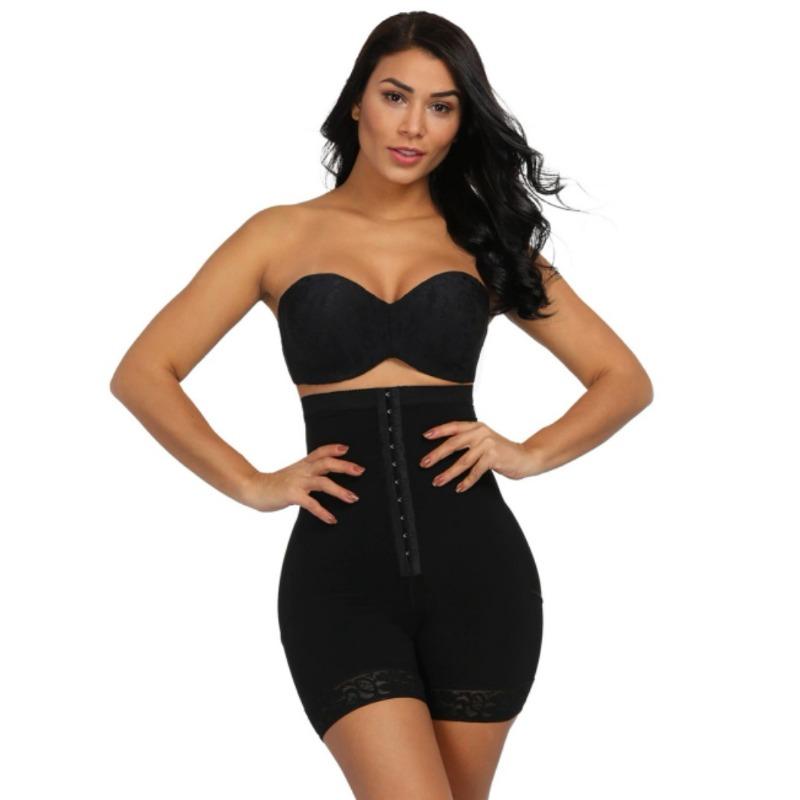 High Waisted Tummy Control Butt Lifter Shapewear Pants With Waist Support And Silicone