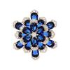 Luxurious and Elegant Flower Brooch, High-end Women's Exquisite Retro Crystal Brooch, Niche Design Sense Brooch