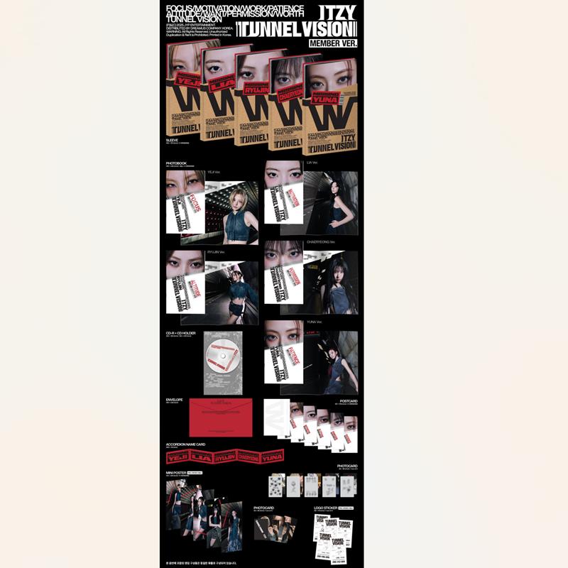 [Předobjednávka] ITZY - Tunnel Vision (Člen Ver.)(Online výhoda)