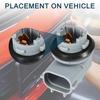 Single 2 P License Plate Light Socket 9006909005  For Toyota Tacoma
