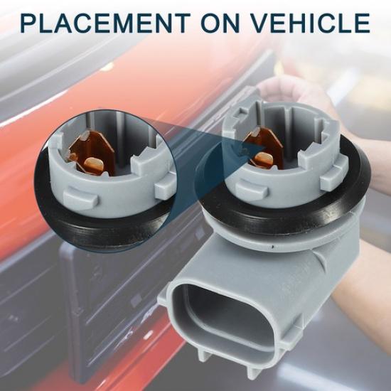 Single 2 P License Plate Light Socket 9006909005  For Toyota Tacoma