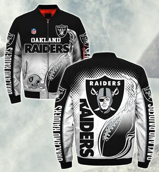 Men's 3D Digital Print Rugby Zipper Jacket NFL 034