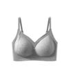Seamless Wirefree Large Bust Shaping Gathering Comfortable Bra For Women