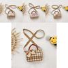 Trendy Mini Handbag For Kids Stylish Cotton And Linen Shoulder Bag For Girls
