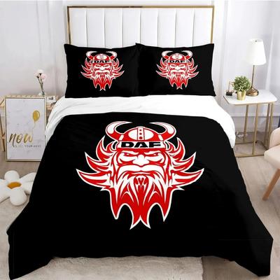 Fashion DAF Truck Logo Duvet Cover Comforter Bedding Set Soft Quilt Cover and Pillowcases for Teens Boy Single_Double_Queen_King