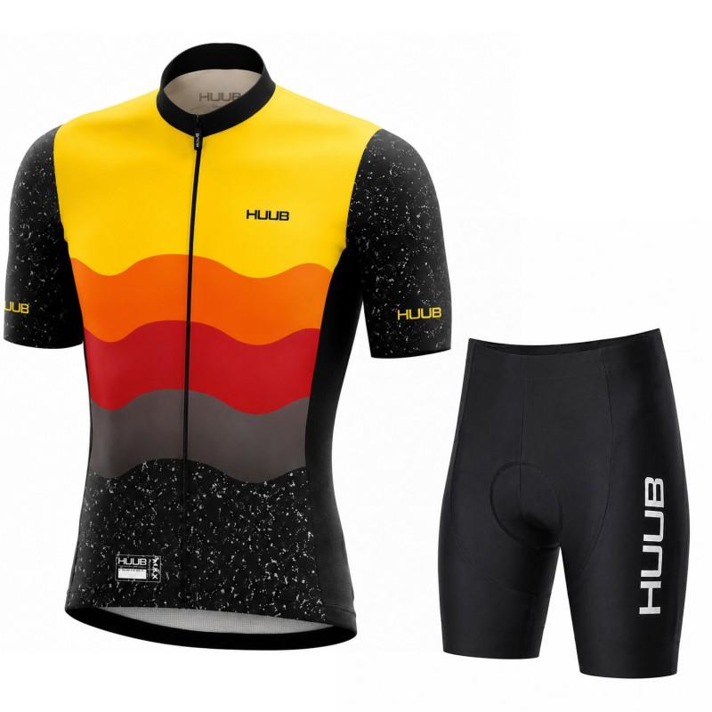 HUUB Team Cycling Jersey Short Sleeve Quick Dry Breathable Bike Shirt Road Mountain Biking Use