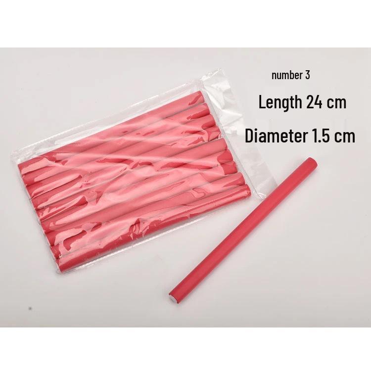 24cm No-Heat Sponge Curlers: Hair Styling Tools for Bangs & All-Purpose Curling