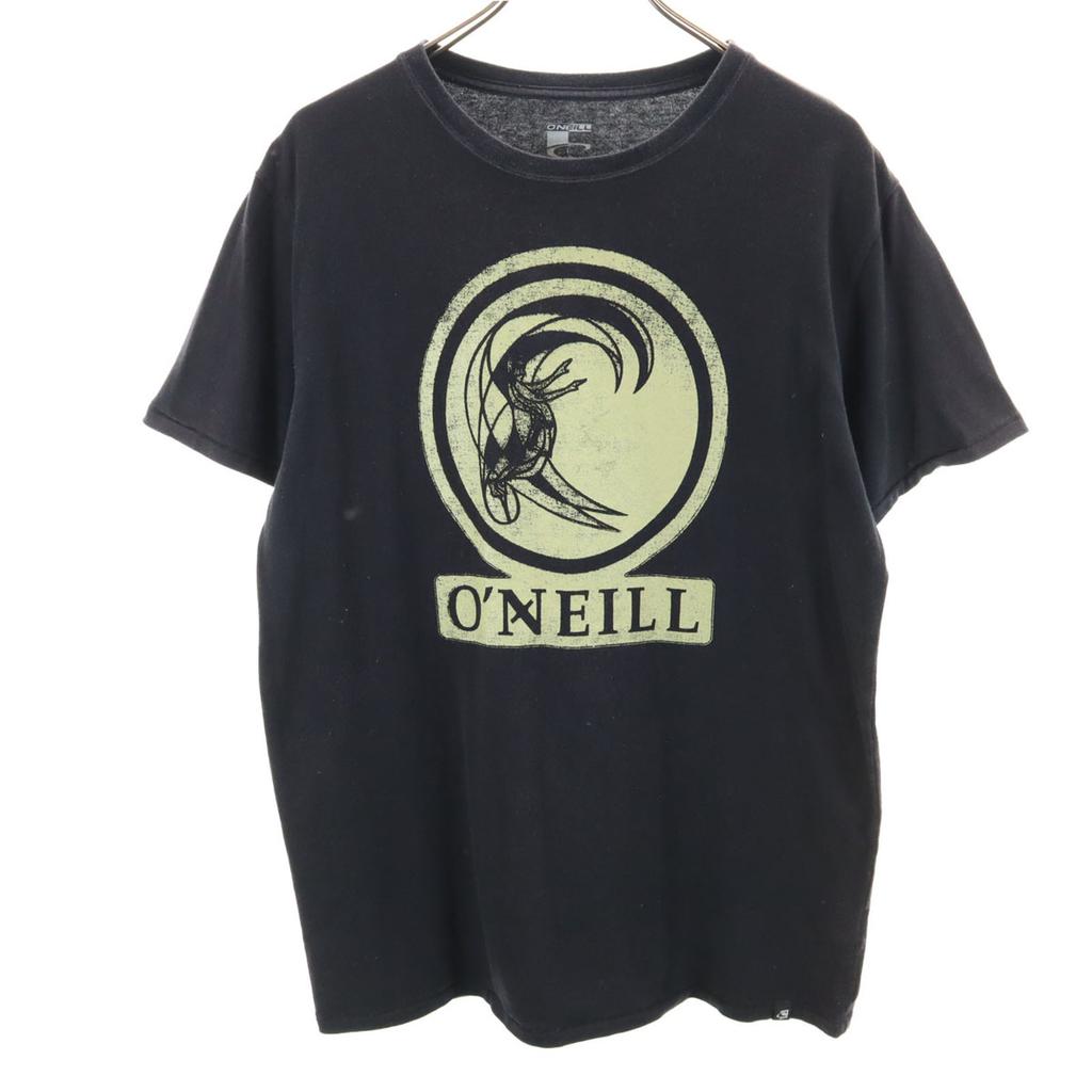 O'NEILL Short sleeve T-shirt L black Men's Used