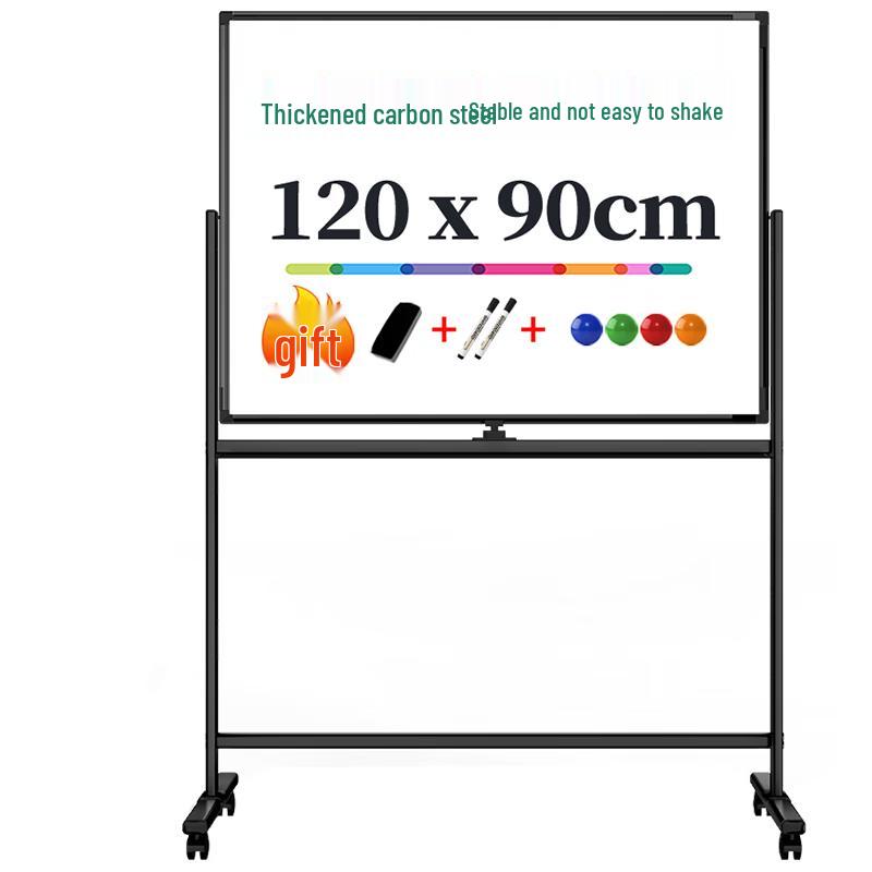 Deli High-End Mobile Double-Sided Magnetic Whiteboard with H-Frame Stand