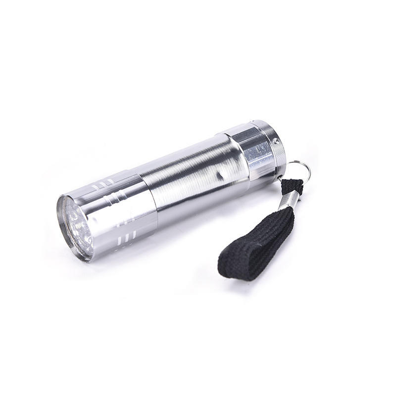 Mini Uv Ultra Violet 9 Led Flashlight Blacklight Light Inspection Lamp Torch