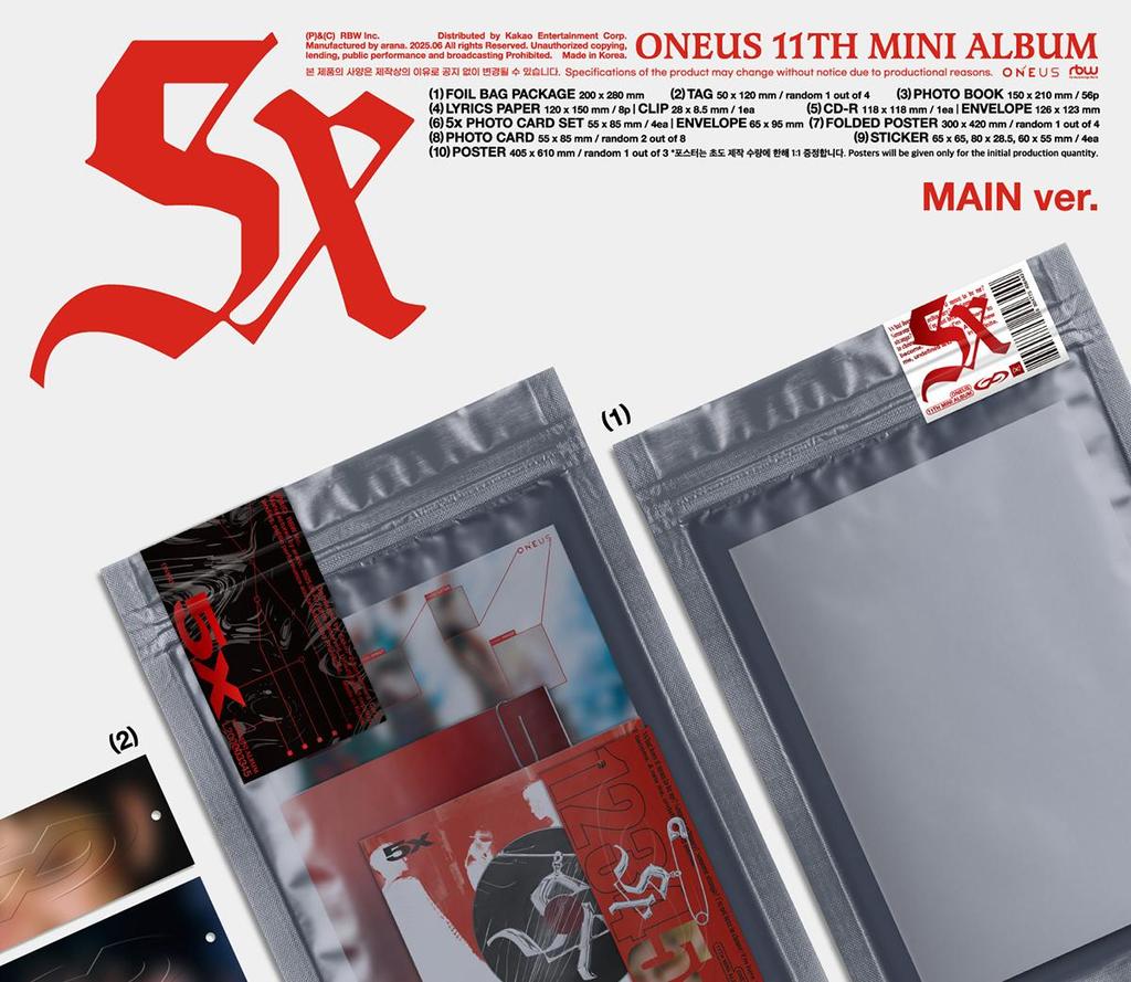 (POCAALBUM / MAIN ver.) ONEUS [5x] 11th Mini Album