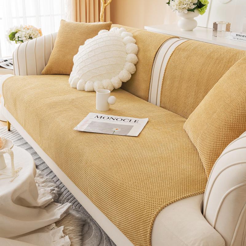 Corduroy Sofa Cushion Four Seasons Universal Cushion Simple Modern Non-Slip Sofa Cover