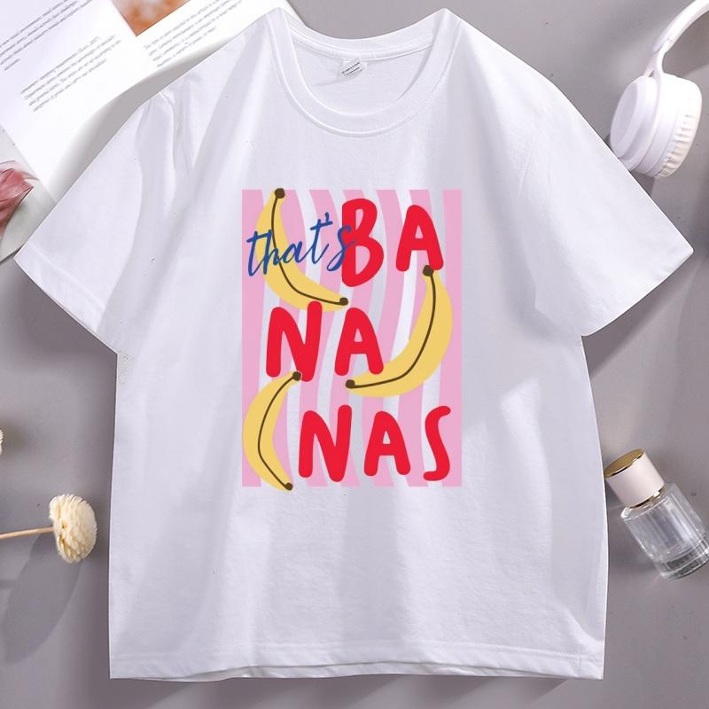 Thats Bananas T Shirt Unisex Unisex Summer Fruit Tshirt Food Short Sleeve Retro Graphic Tee Banana Trendy Tshirt Male Clothes