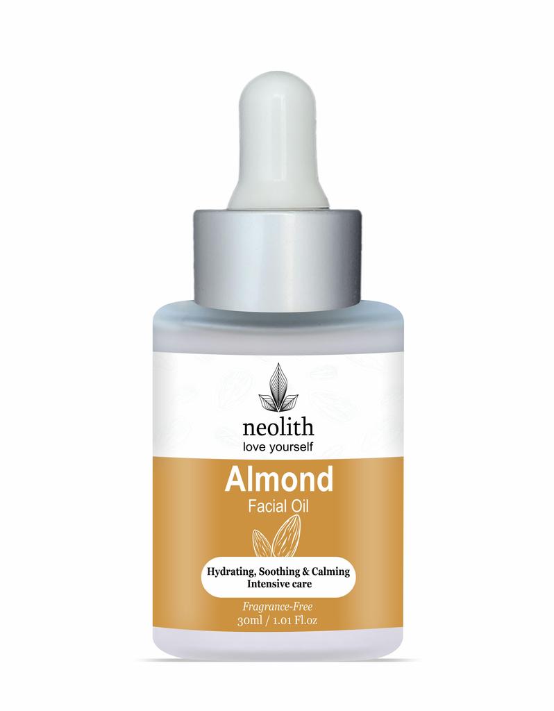 Neolith 100 % huile d'amande, 30 ml | Léger, éclaircissant la peau, anti-âge, nourrissant, hydratant, hydratant | Sans huile minérale, pressée à froid, végétalienne