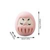 1/6pcs Japanese Ceramic Daruma Doll Crafts Lucky Charm Fortune Ornament Landscape Home Decor Miniature Accessories Gifts
