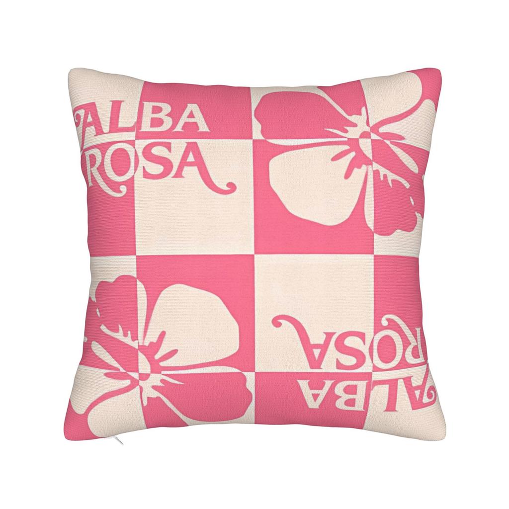A-ALBA R-ROSA Pillow Cover  Funny Pillow Case For Sofa Couch Bed Living Room Custom Cushion Cover Gift