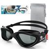 Svømmebriller for voksne Profesjonelle briller Antidugg UV-beskyttelse Menn Kvinner Svømmebriller Vanntett Justerbar Silikon iBassenget