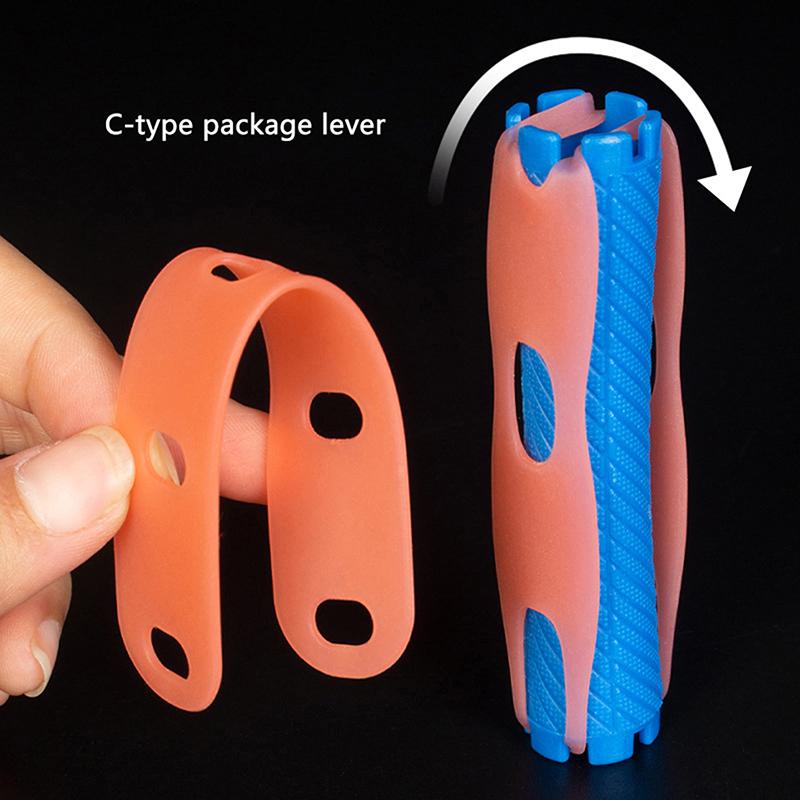 10Pcs Gray Perm Silicone Band Heat Resistant Traceless Digital Cold Rods Rubberbands Elastic Hair Rings Hairpins Styling Tools