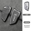 MLKL5 Zinc alloy+Leather Car Smart Remote Key Shell For BMW F20 G20 G30 X1 X3 X4 X5 G05 X6 X7 G11 F15 F16 G01 G02 Keychain Accessories