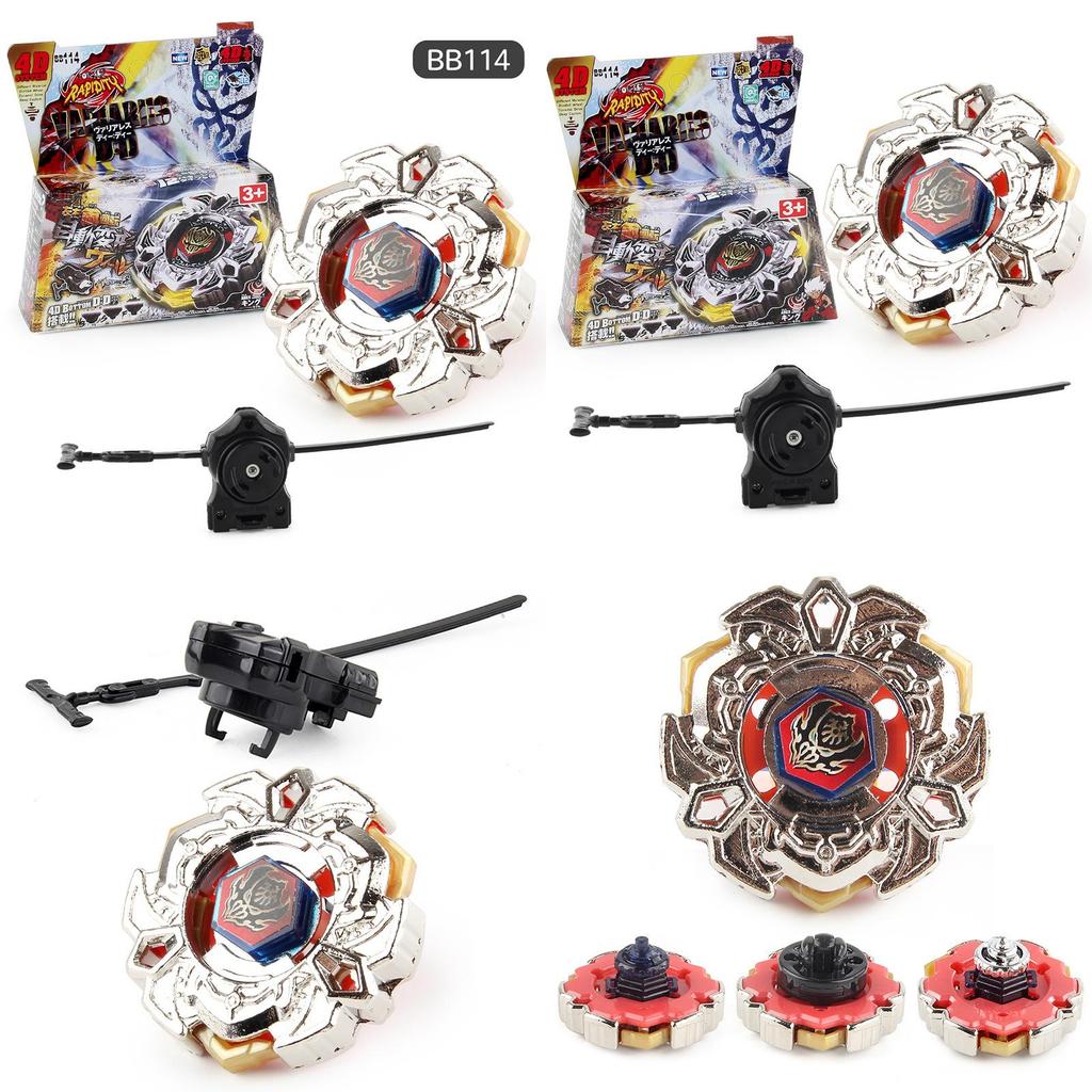 Stellar Ab01 Alloy Spinning Top Toy With 4d Battle Design And Launcher Set