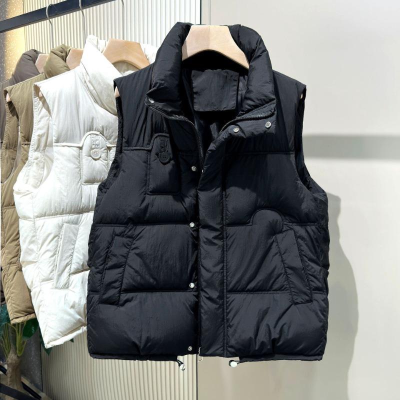 Cotton vest women's autumn and winter new products stand collar outer wear cotton clothes vest vest jacket tide horse