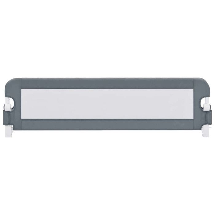 VidaXL Barrière de sécurité de lit d'enfant Gris 120x42 cm Polyester 10176