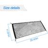 Hanemia Car Rear Cargo Net, Adjustable Elastic Storage Organizer Net, Trunk Cargo Storage Net, Universal Fit For Car, Vehicle, SUV (35.4" X 11.8")