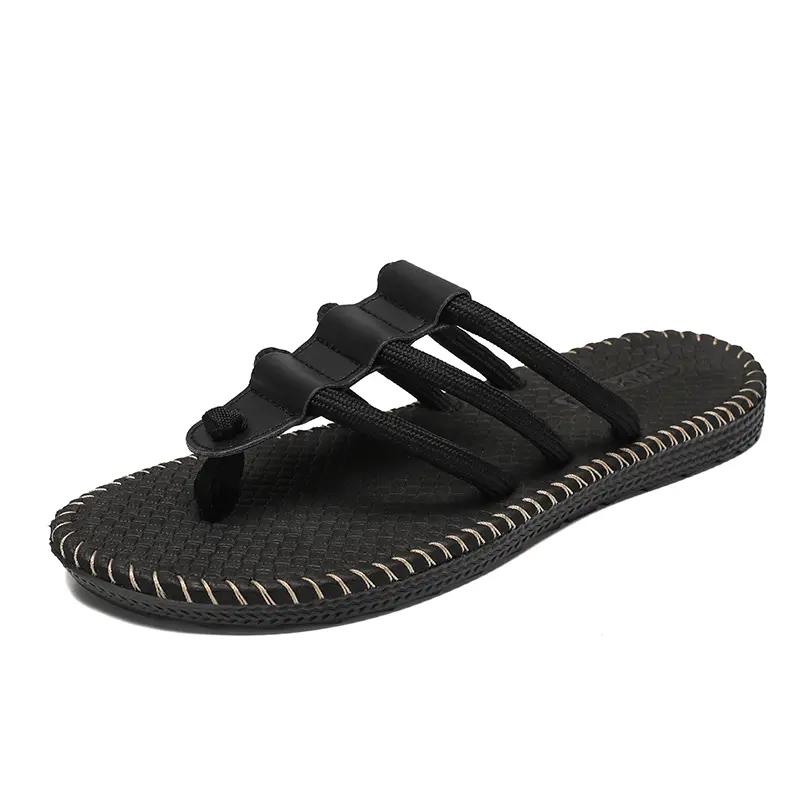 Summer Men's Slippers Slip-On Garden Shoes Breathable Footwear Man Sandals Beach Shoes Flip Flops Quick Dry Flat Shoe Sandalias
